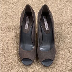 Banana Republic Women's Brown Peep Toe Heels